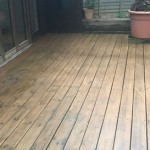 Decking after cleaning